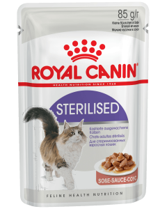 Royal Canin sterilised влажный корм для стерилизованных кошек (в соусе)