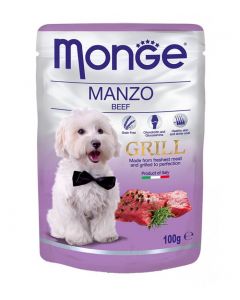 MONGE dog grill pouch паучи для собак говядина