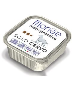 MONGE dog monoproteico solo консервы для собак паштет из оленины