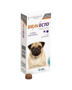 Бравекто жевательная таблетка для собак 4,5-10кг 250мг Intervet